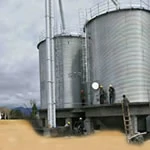 flat bottom grain silo for sale